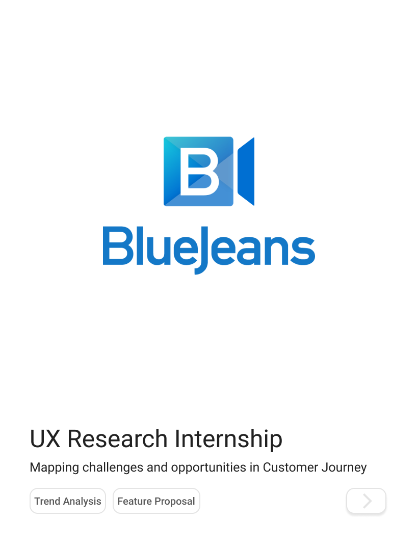 BlueJeans Internship